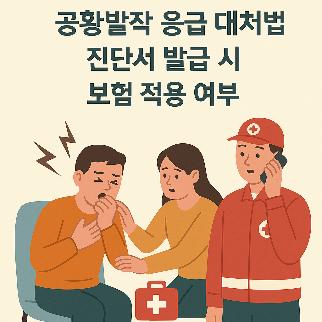 공황발작 응급 대처법과 진단서 발급 시 보험 적용 여부