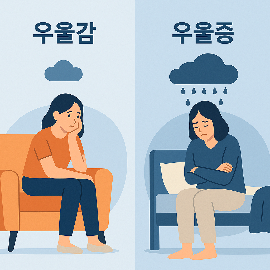 우울증과 일반적 우울감 구분하기 – 자가진단 체크포인트