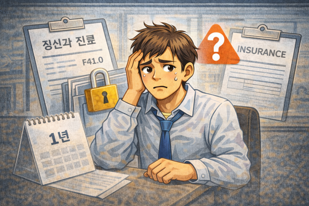 정신과 기록 있는데 실손보험 청구 안 하면 보험사는 모를까