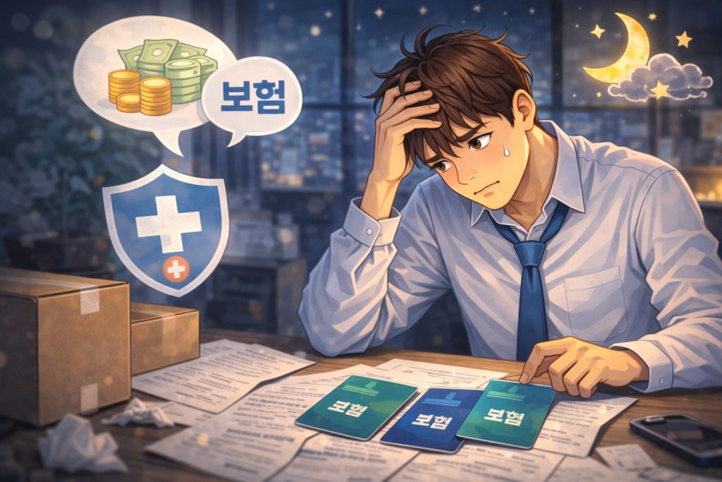 불안할수록 보험을 여러 개 가입하게 되는 이유, 마음이 먼저 반응하는 순간