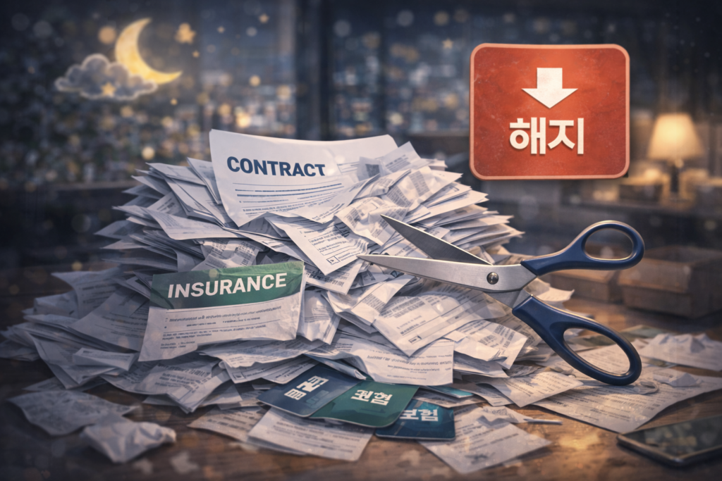 마음이 힘들 때 갑자기 계약을 해지하고 싶어지는 이유