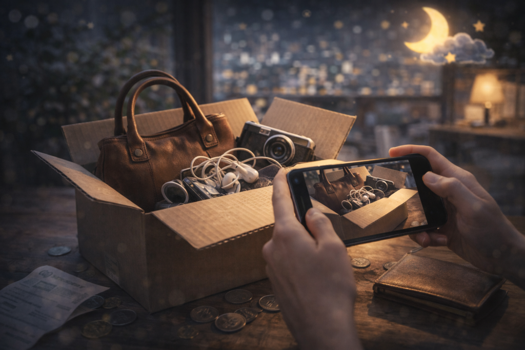 기분이 가라앉는 날 갑자기 중고거래 글을 올리고 싶어지는 이유