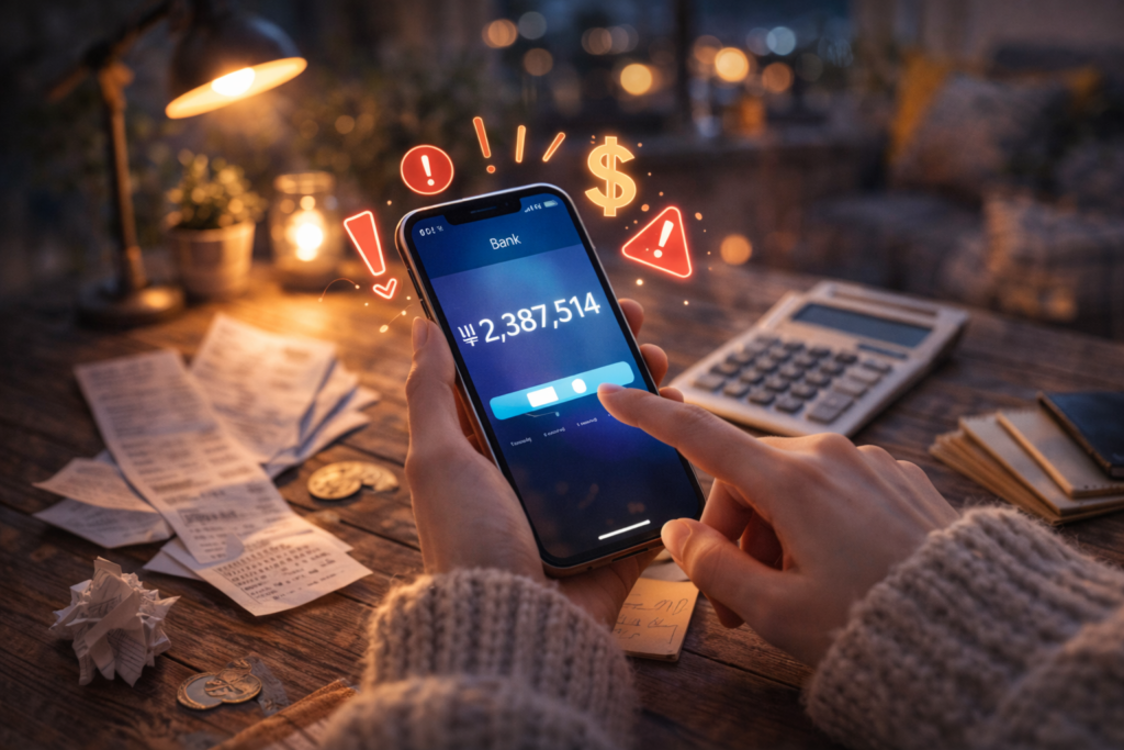 통장 잔액을 자꾸 확인하는 날, 마음이 숫자에 매달리는 상태일 수 있다